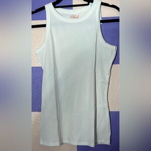 NWT Cat & Jack 2-PACK Ribbed Tank Top in White - Size XXL (16-18) Girls